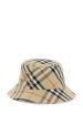 Burberry Ered Cotton Blend Bucket Hat With Nine Words Women Cheap