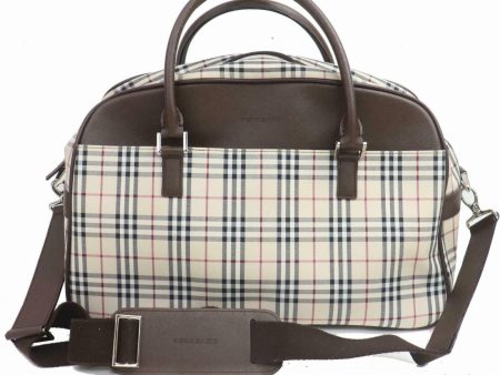 Brand Inspired Burberry Hand Bag Light Brown Nylon (SHC7-10103) Cheap