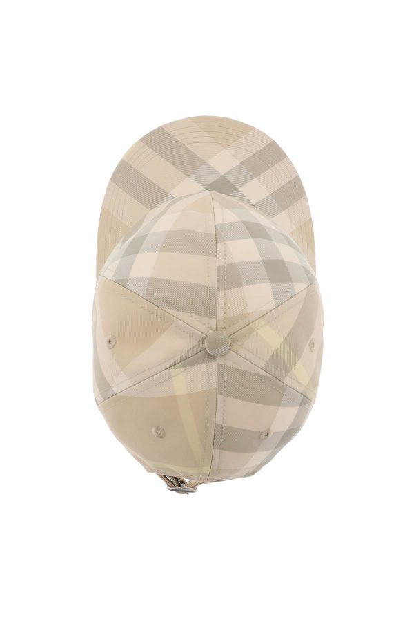 Burberry Check Baseball Cap Women For Discount