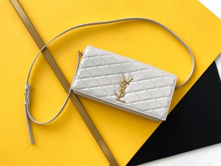 Yves Saint Laurent Kate 99 Chain Bag White on Sale