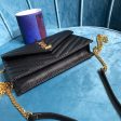 Yves Saint Laurent Monogram Quilted Shoulder Bag Black Discount