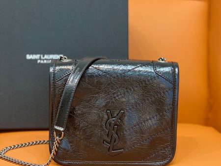 Yves Saint Laurent Niki Wallets On Chain Black Online Sale