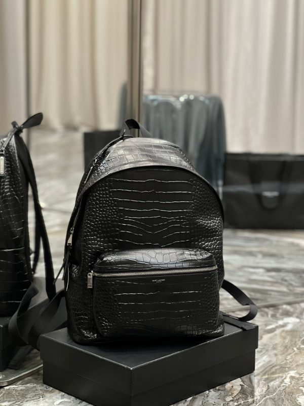 Yves Saint Laurent City Backpack Black Online Sale