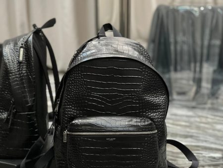 Yves Saint Laurent City Backpack Black Online Sale