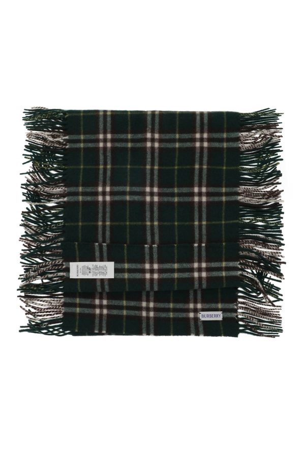 Burberry Check Cashmere Scarf Women Sale