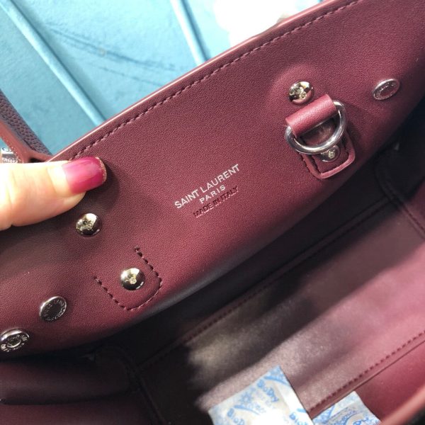 Yves Saint Laurent Sac De Jour Nano Burgundy Cheap