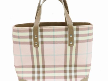 Brand Inspired Burberry London Tote Bag Pink PVC (SHC1-14353) For Cheap