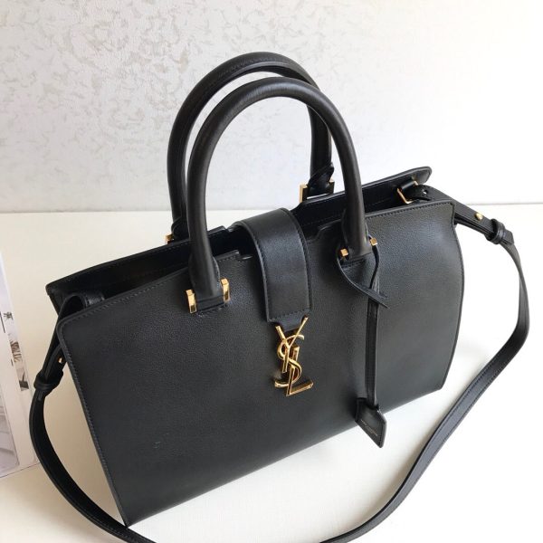 Yves Saint Laurent Monogram Cabas Small Black Online Hot Sale