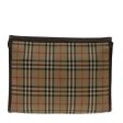 BURBERRYSs Nova Check Clutch Bag Canvas Beige Auth bs12774 Hot on Sale