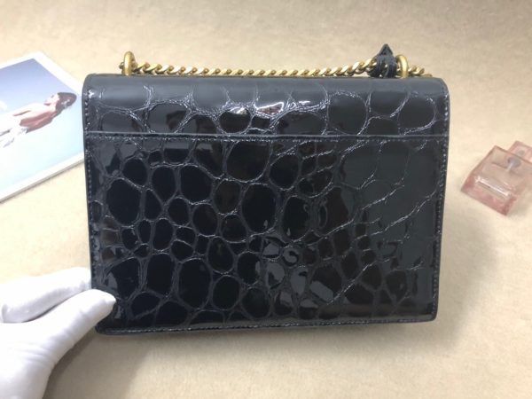 Yves Saint Laurent Sunset Chain Wallet Black Online Hot Sale