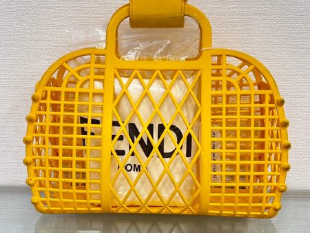 Fendi Recycled Plastic Basket Bag Cheap