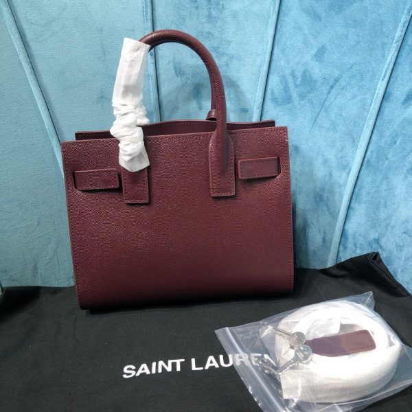 Yves Saint Laurent Sac De Jour Nano Burgundy Cheap