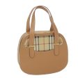 BURBERRYSs Hand Bag Leather Beige Auth 59466 Discount