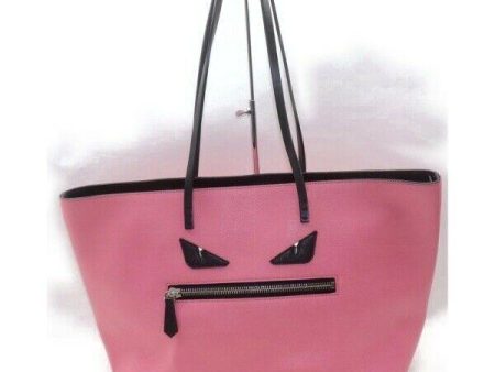 Indistinguishable  Fendi Tote Bag Monster Line Tote Pink PVC (SHC7-11039) Supply