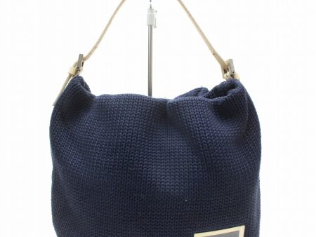 Indistinguishable  Fendi Hand Bag Navy Blue Fabric (SHC1-14601) Discount