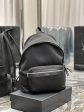 Yves Saint Laurent City Backpack In Canvas Unisex  15in 38cm Black Online