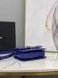 Yves Saint Laurent Solferino Small Satchel In Box Navy Blue For Sale