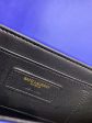 Yves Saint Laurent Solferino Medium Satchel In Box Navy Blue Online Hot Sale