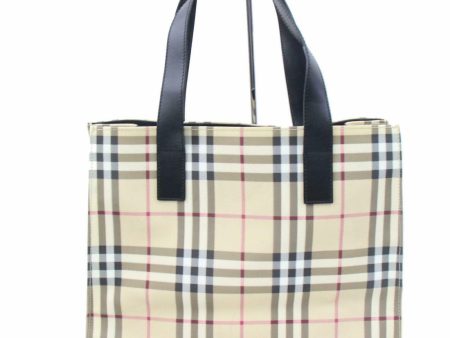 Brand Inspired Burberry Tote Bag Beige PVC (SHC1-14755) Online now