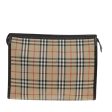 BURBERRYSs Nova Check Clutch Bag Canvas Beige Auth bs14645 Online now