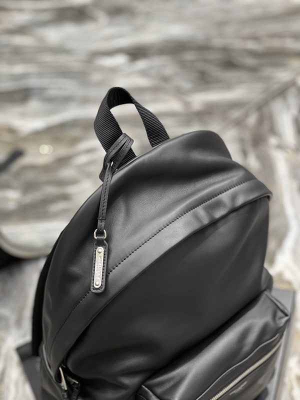 Yves Saint Laurent City Backpack In Unisex  13.8in 35cm Black Hot on Sale