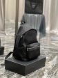 Yves Saint Laurent City Backpack In Canvas Unisex  13.8in 35cm Black Supply