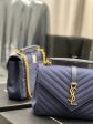 Yves Saint Laurent Envelope Medium Bag Marine Online Sale