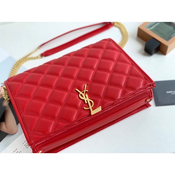 Yves Saint Laurent Becky Small Shoulder Bag Red For Sale