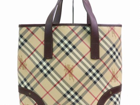 Brand Inspired Burberry Tote Bag Light Brown PVC (SHC1-15635) For Cheap