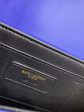 Yves Saint Laurent Solferino Small Satchel In Box Navy Blue For Sale