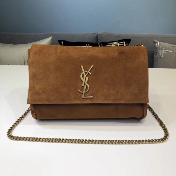 Yves Saint Laurent Kate Medium Reversible Chain Bag Brown Cheap