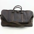 Brand Inspired Burberry London Boston Bag Dark Brown PVC (SHC1-14504) on Sale