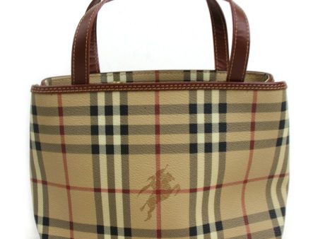 Brand Inspired Burberry London Hand Bag Beige PVC (SHC7-10859) Online Sale