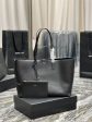 Yves Saint Laurent Shopping E W Tote Bag Black With Gold Hardware Cheap