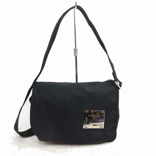 Indistinguishable  Fendi Shoulder Bag Black Nylon (SHC1-14939) Online