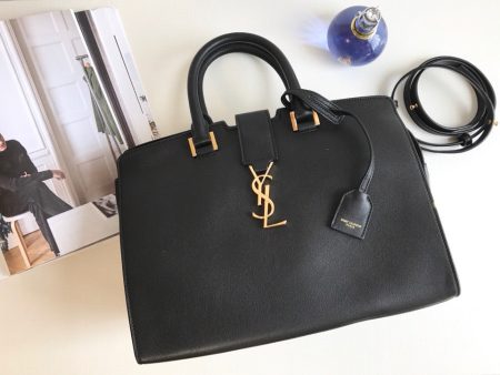 Yves Saint Laurent Monogram Cabas Small Black Online Hot Sale