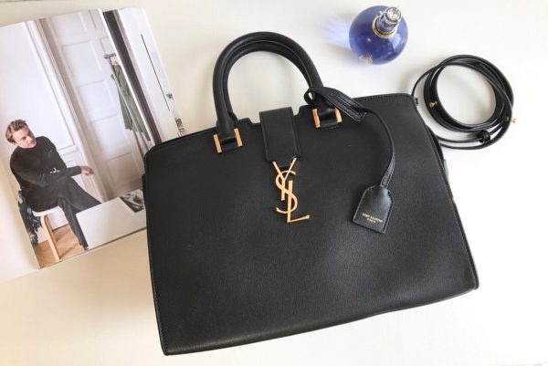 Yves Saint Laurent Monogram Cabas Small Black Online Hot Sale