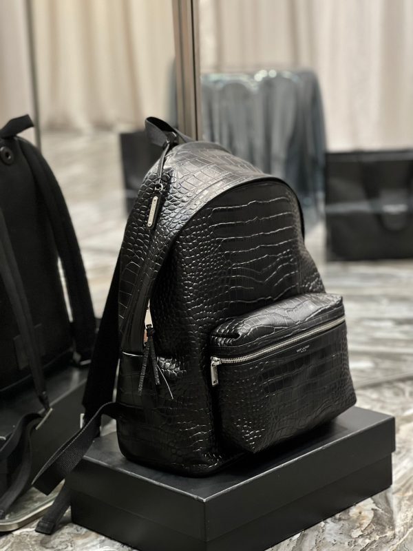 Yves Saint Laurent City Backpack Black Online Sale