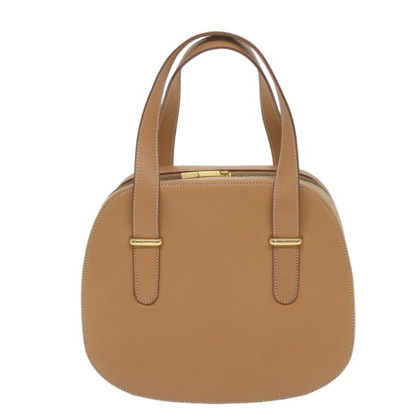 BURBERRYSs Hand Bag Leather Beige Auth 59466 Discount