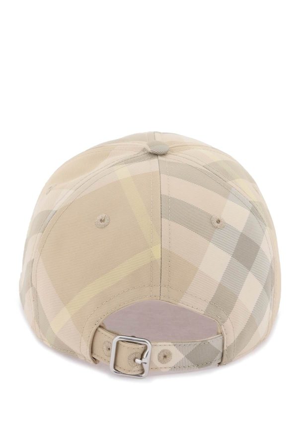 Burberry Check Baseball Cap Women For Discount