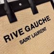 Yves Saint Laurent Rive Gauche Tote Bag In Raffia For Discount