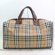 Brand Inspired Burberry Boston Bag Brown Canvas Sale