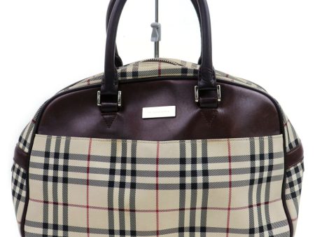 Brand Inspired Burberry London Hand Bag Brown Nylon (SHC7-10949) Discount