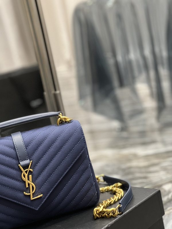 Yves Saint Laurent Envelope Medium Bag Marine Online Sale