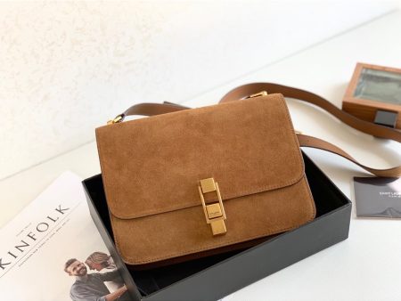 Yves Saint Laurent Le Carre Satchel Brown Supply