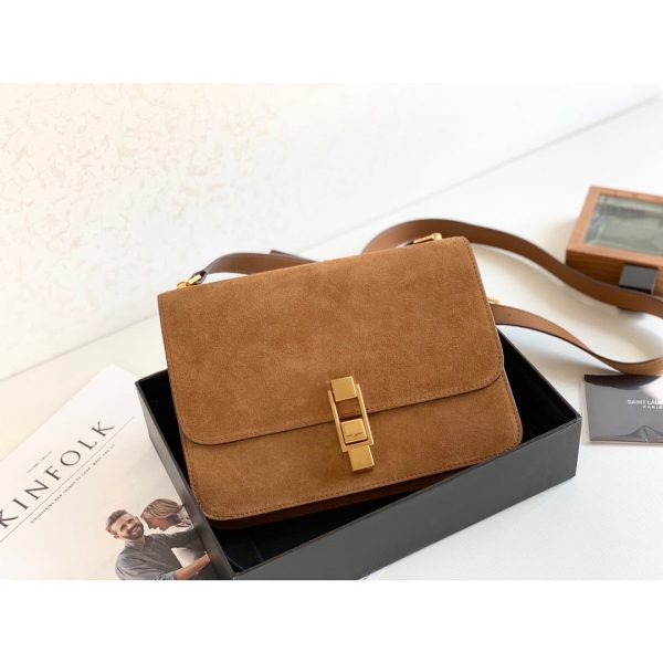 Yves Saint Laurent Le Carre Satchel Brown Supply