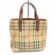 Brand Inspired Burberry Hand Bag Beige PVC (SHC1-14328) Online now