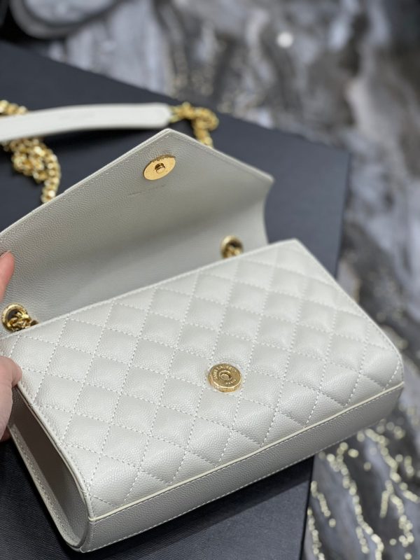 Yves Saint Laurent Small Bag White In Mix Matelasse Online Hot Sale