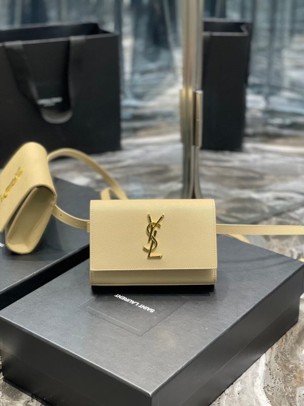 Yves Saint Laurent Kate Belt Bag Beige on Sale