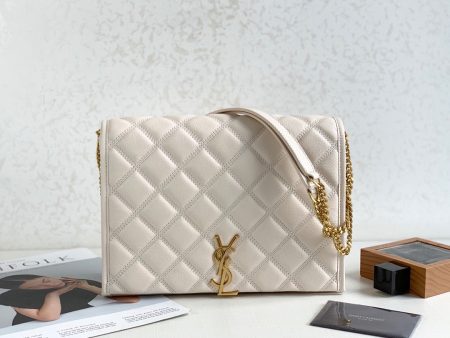 Yves Saint Laurent Becky Small Shoulder Bag White Online